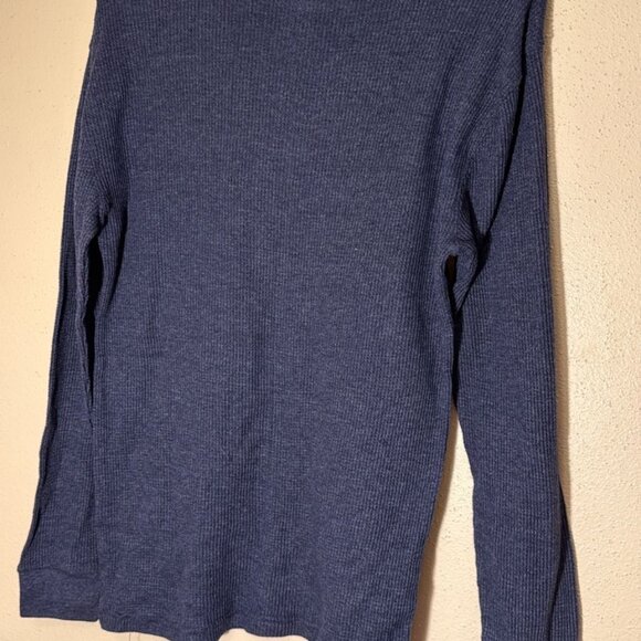Polo blue long-sleeve ribbed shirt - Picture 4 of 4